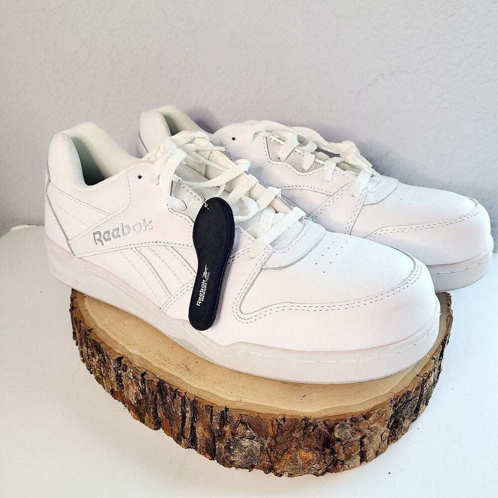 REEBOK BB4500 WORK MEN'S LOW CUT SNEAKER‎ WHITE/GREY BOOTS RB4161 - NWB - Picture 8 of 8